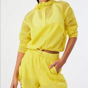 Outdoor Voices Windbreaker Shorts and Pullover Matching Set